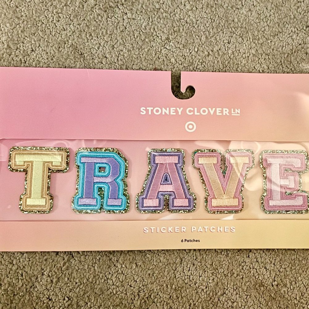 Stoney Clover for Target "Travel" sticker patches